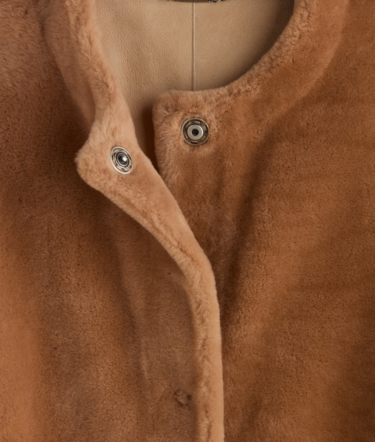 Gabriella Shearling Coat :: Natural 5