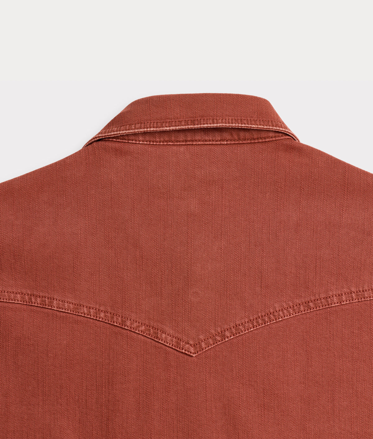 Roper Denim Shirt :: Burnt Orange 7