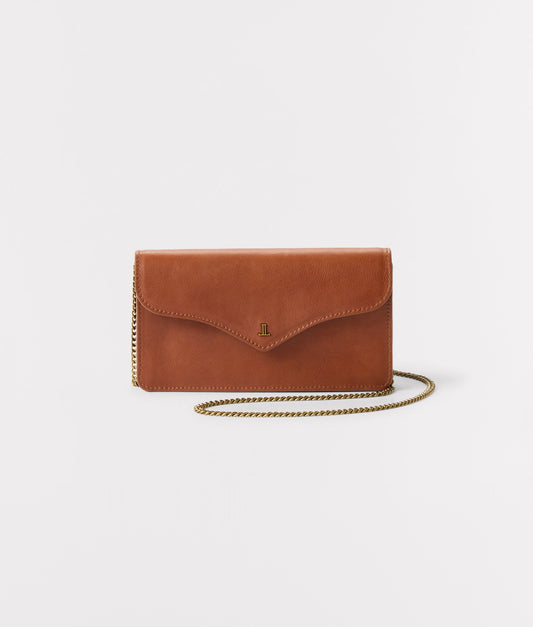 Bridget Long Wallet On A Chain :: Brown