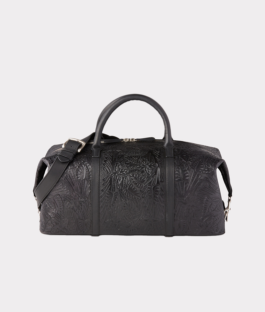 Hand Tooled Duffle :: Black