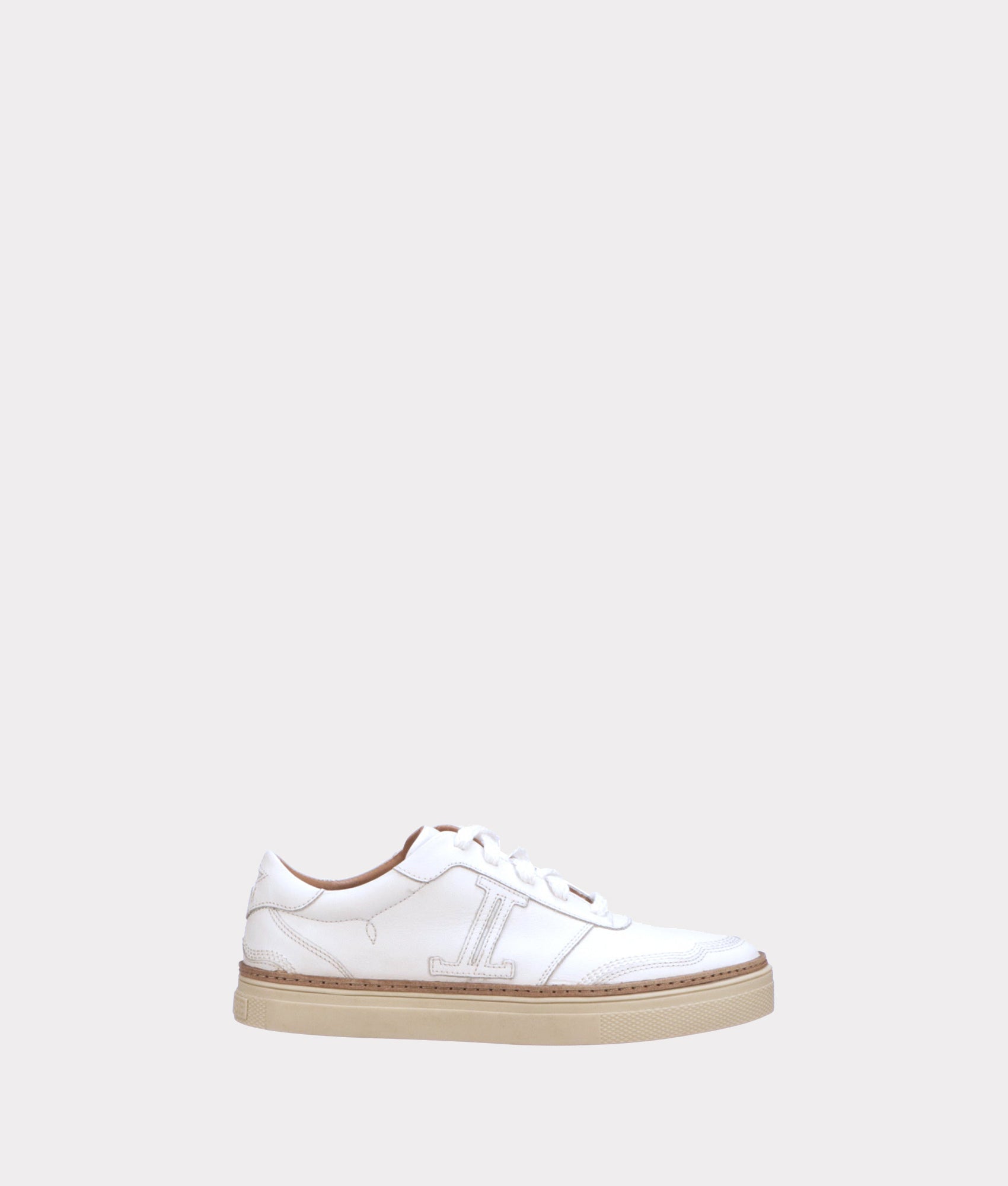 Double L Lace Up Sneakers