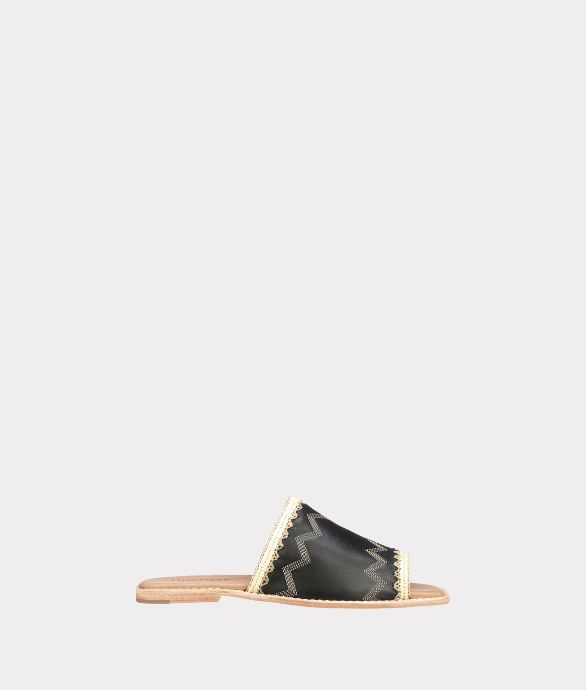Raffia Sandal :: Black 1