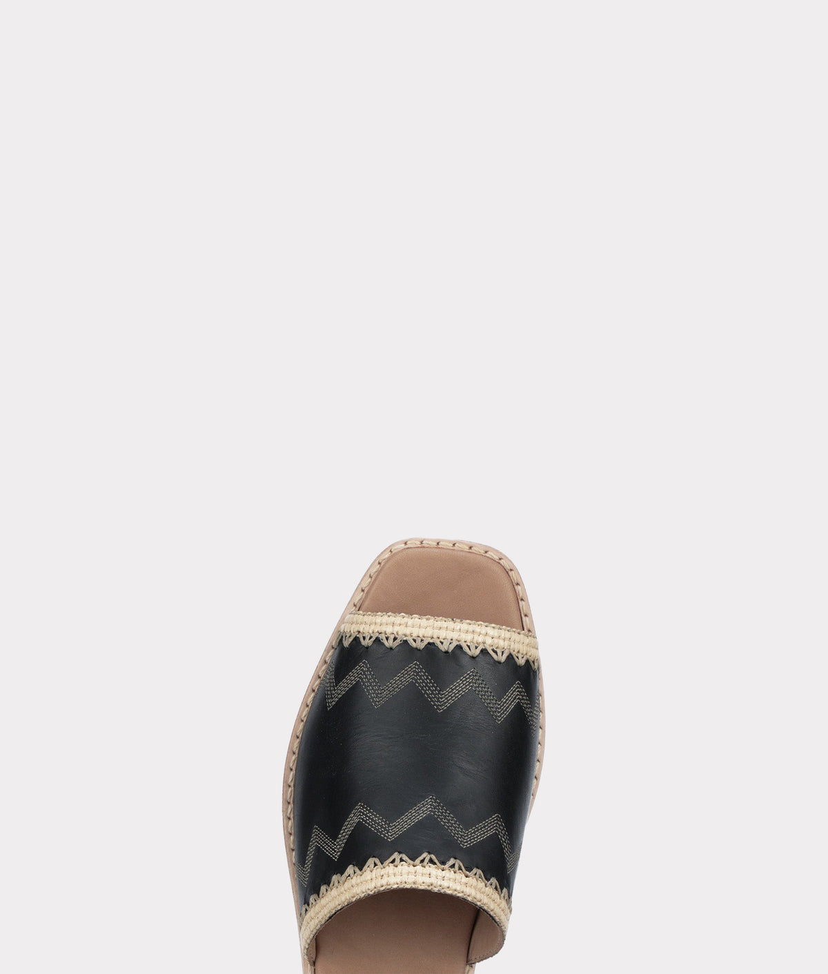 Raffia Sandal :: Black 6