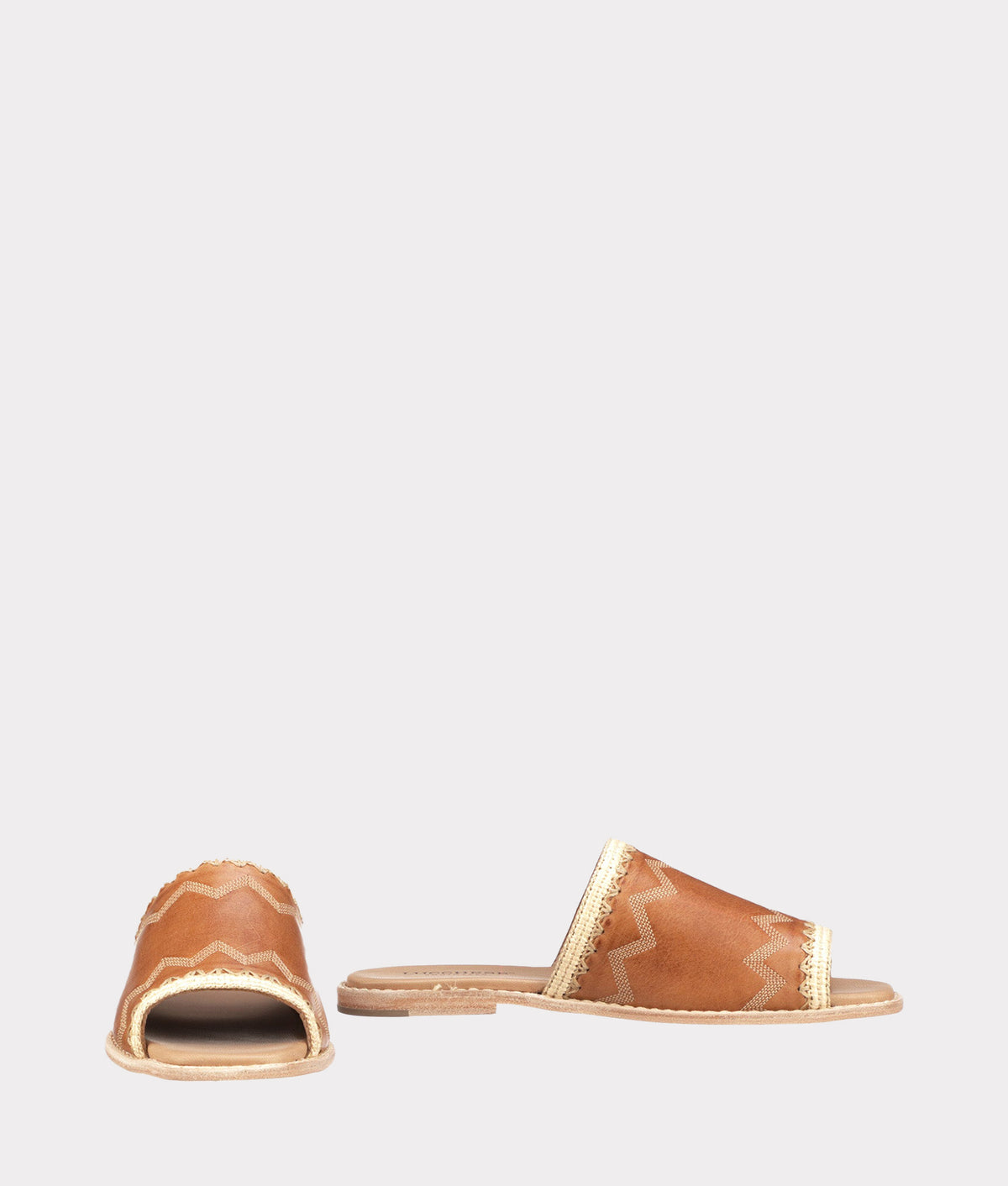 Raffia Sandal :: Brown 2