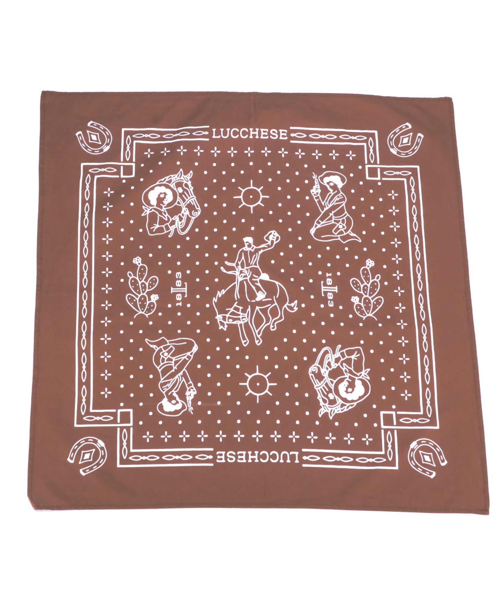 Western Bandana:: Brown