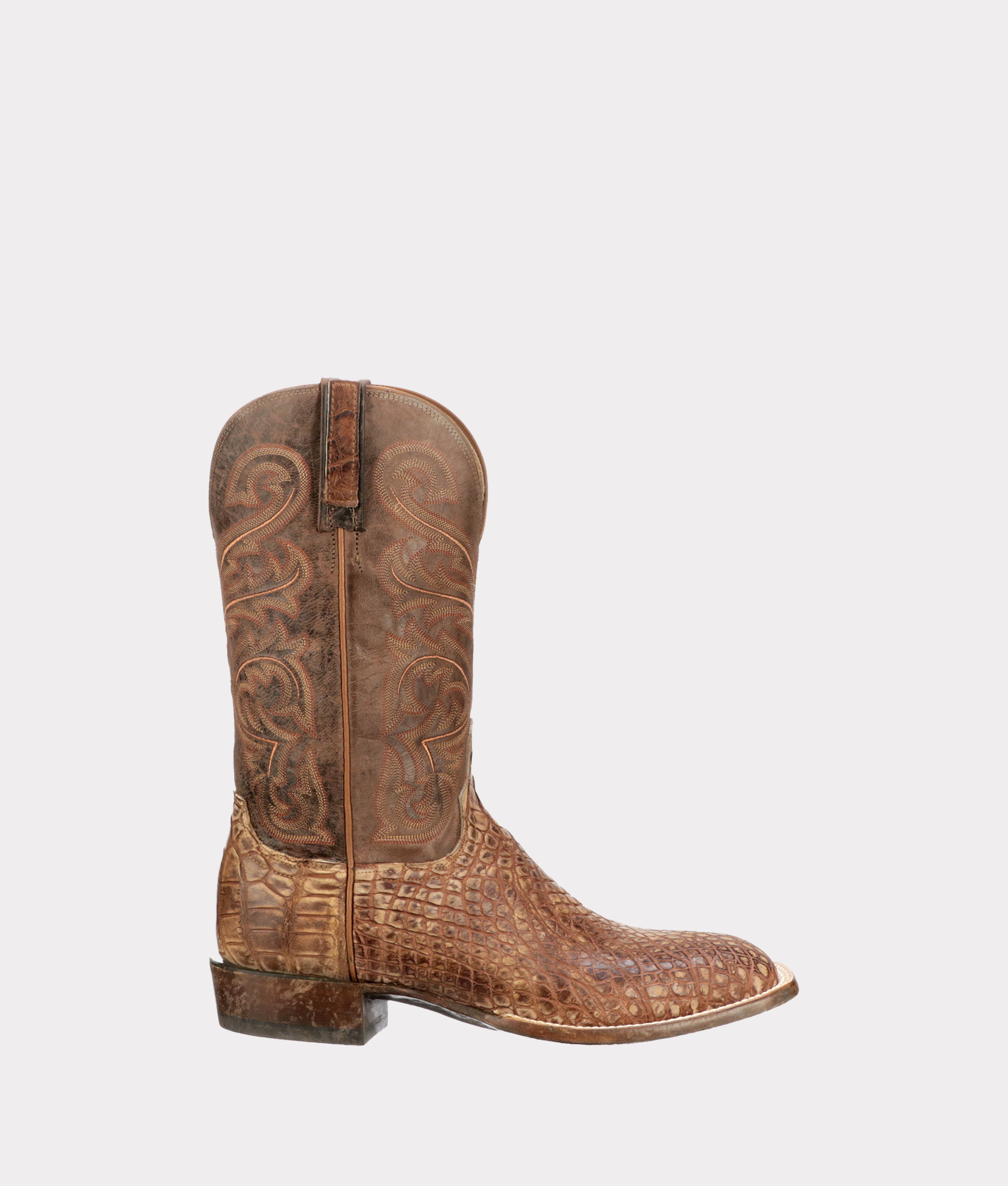 Russell Boot Cognac Chocolate Lucchese