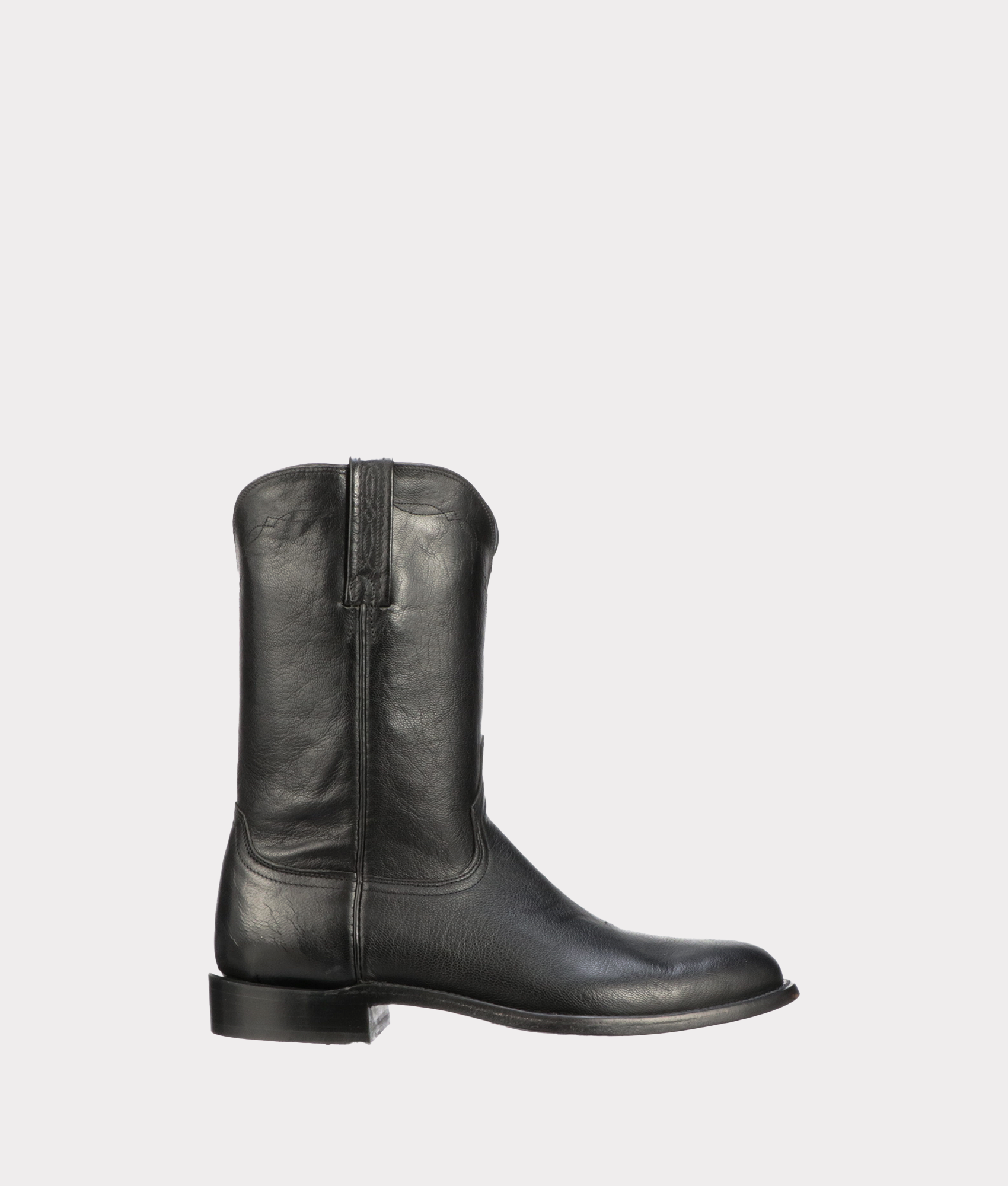 Majestic Roper Boot Black Lucchese