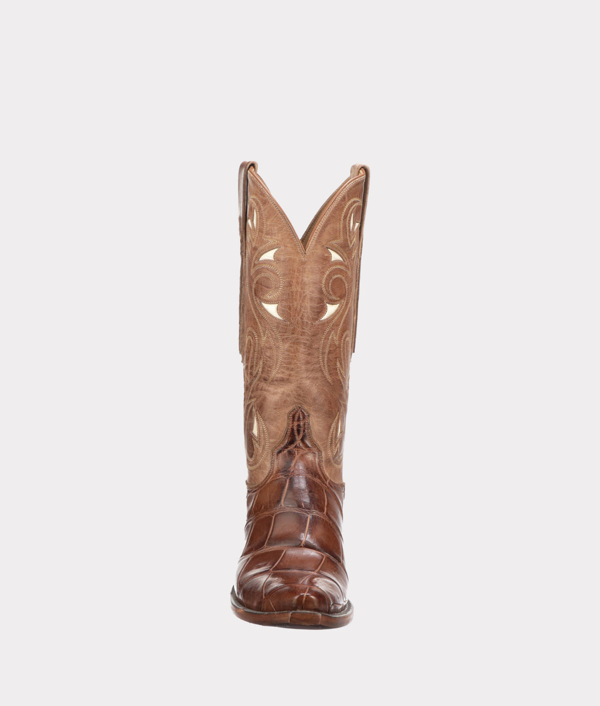 RAM Ladies' Giant Gator Western Boot :: Cognac 3