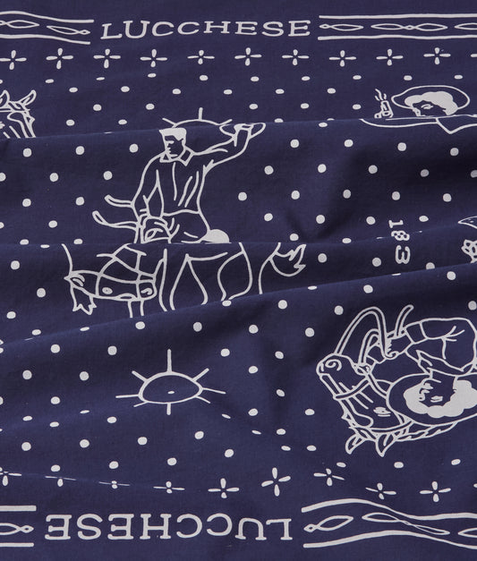 Western Bandana :: Navy