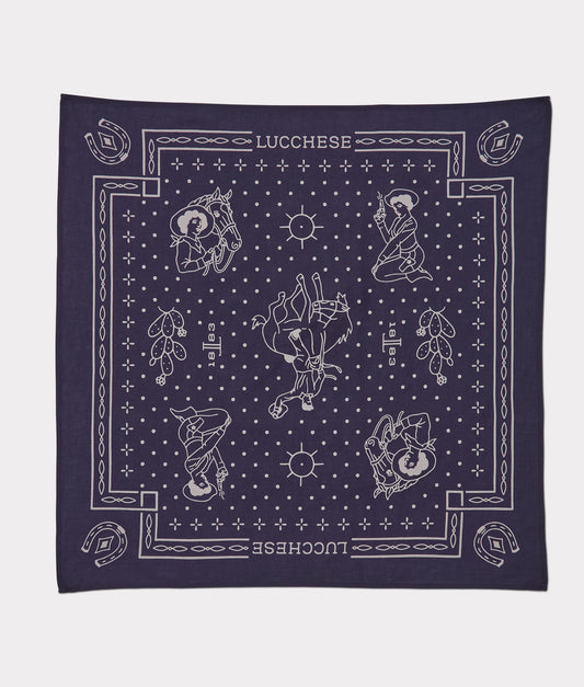 Western Bandana :: Navy