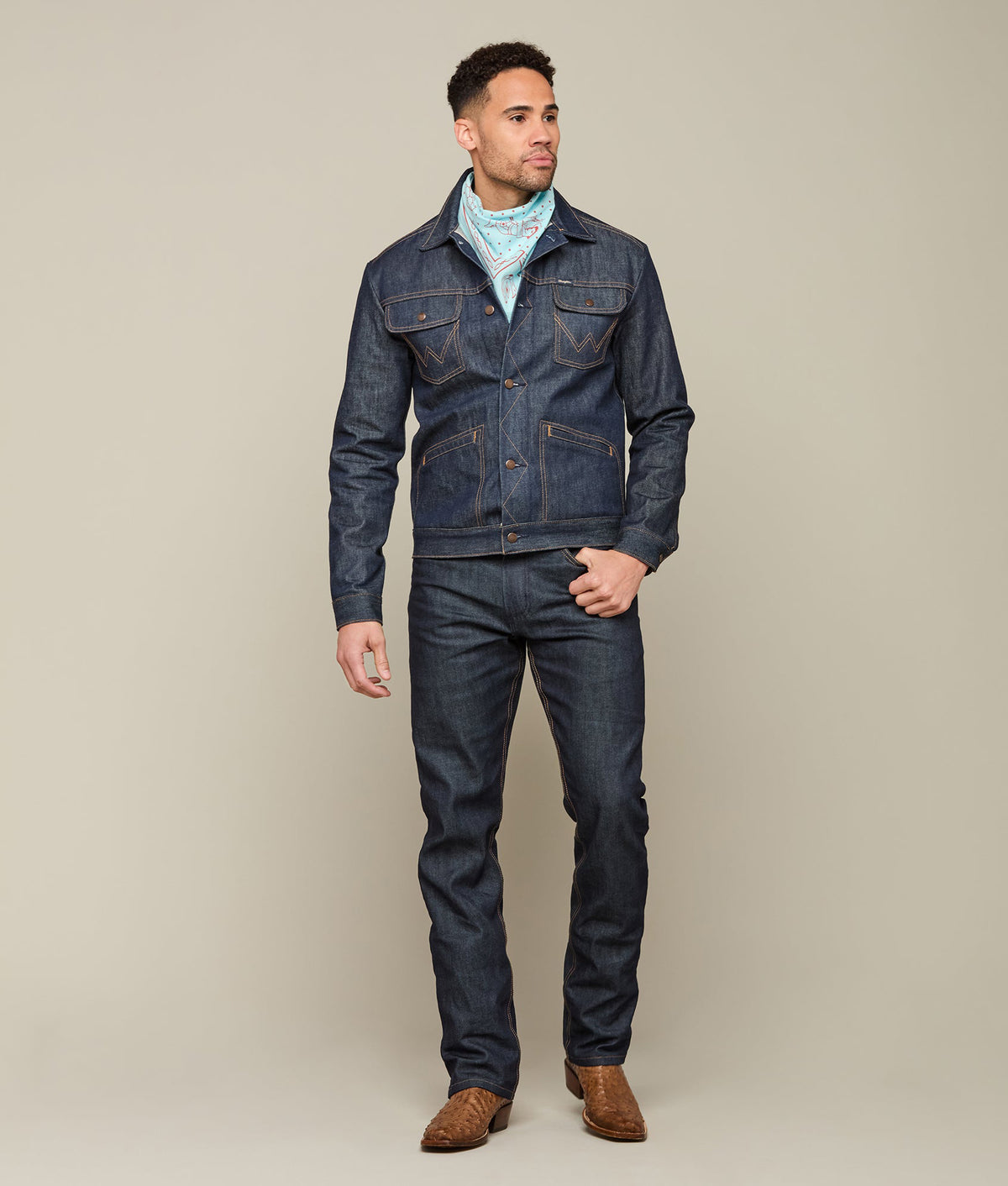 Western Bandana :: Sky Blue 2