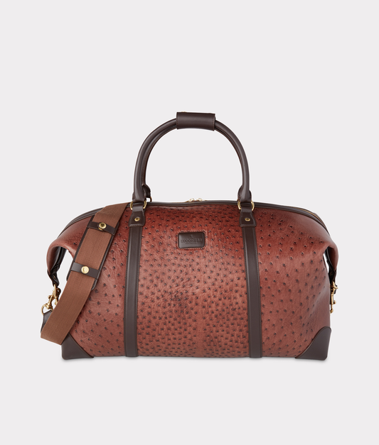 Ostrich Duffle - Large :: Chocolate