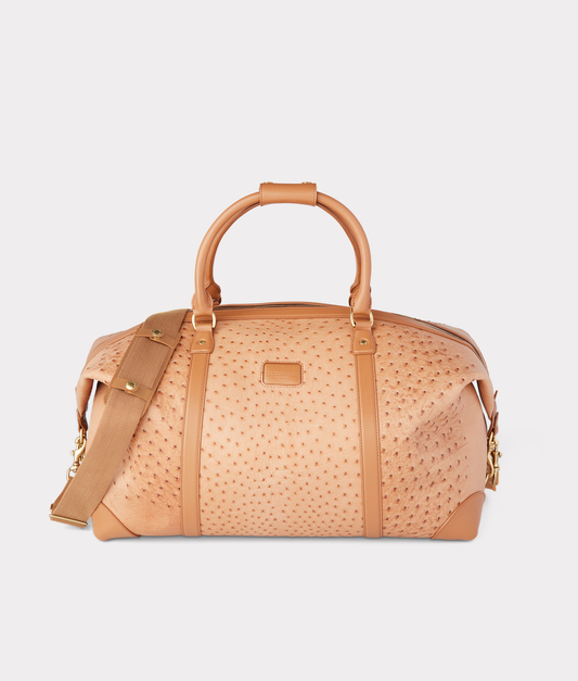 Ostrich Duffle - Large :: Cognac