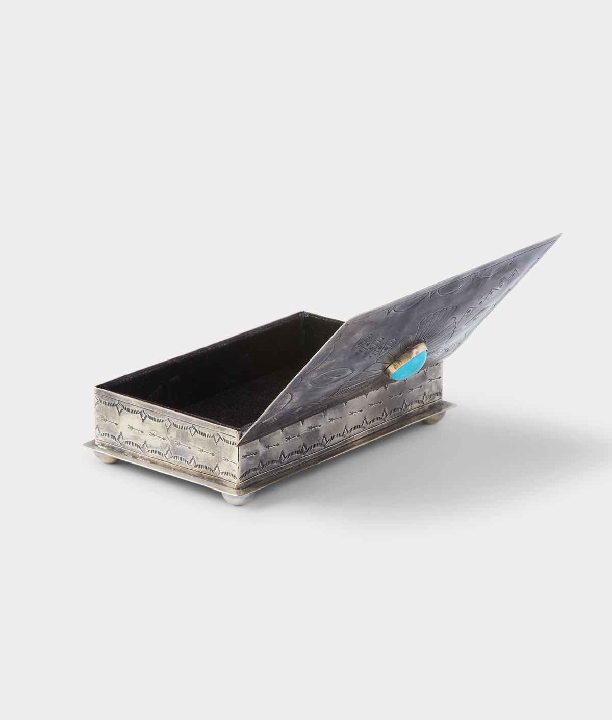 Southwestern Thunderbird Box :: Silver 6