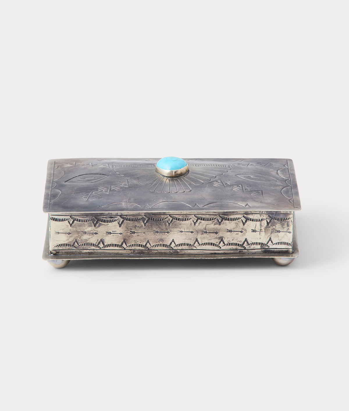 Southwestern Thunderbird Box :: Silver 1