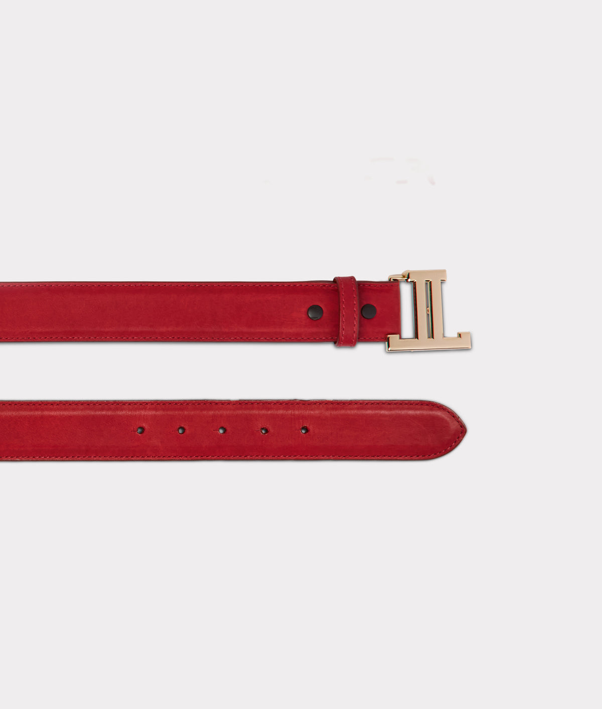 Women's Mirrored L Belt :: Red 7