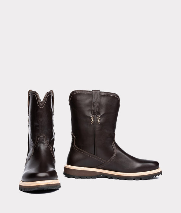 Ranger II Pull On Boot - Chocolate - Lucchese