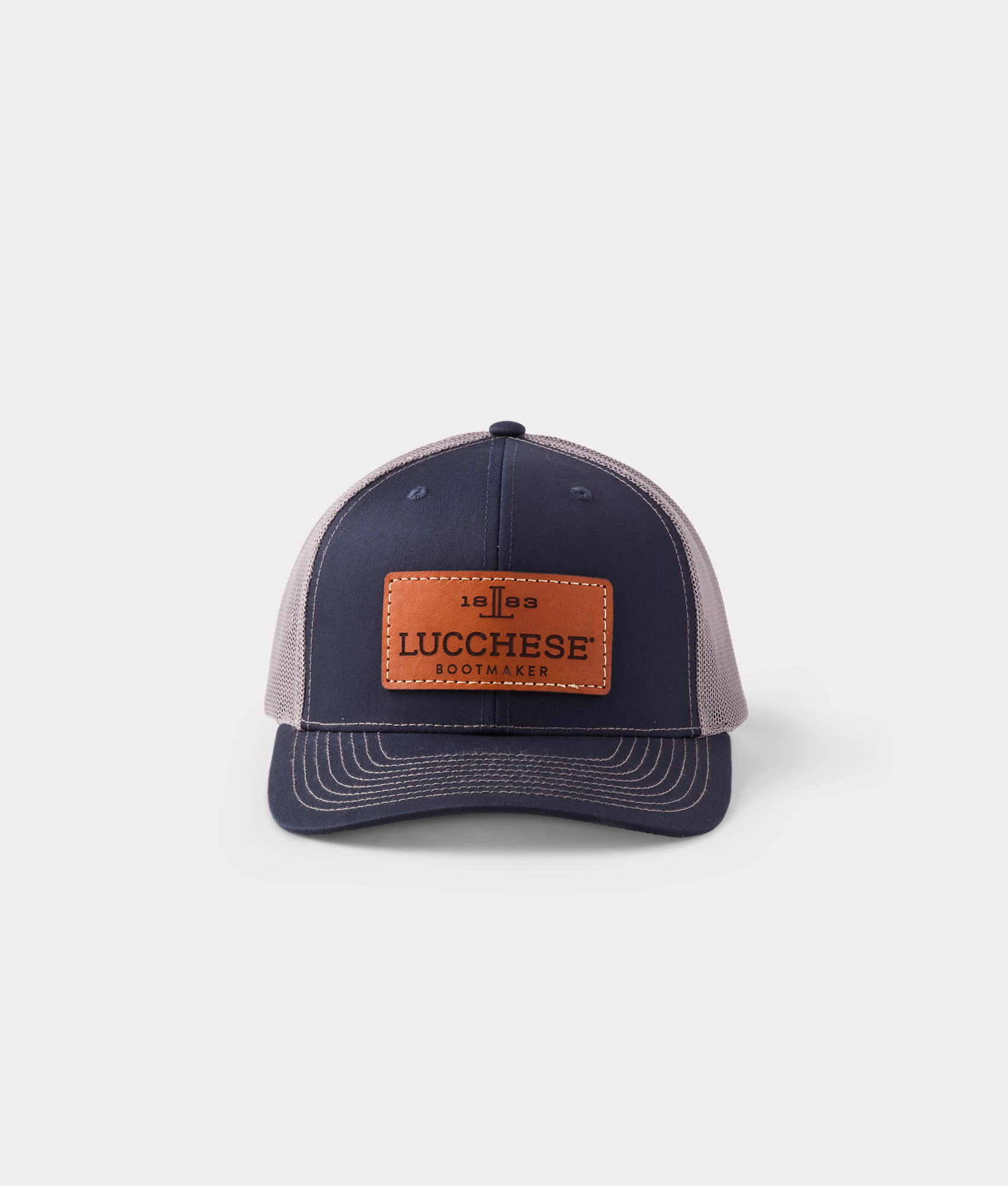 Leather Patch Cap + Charcoal