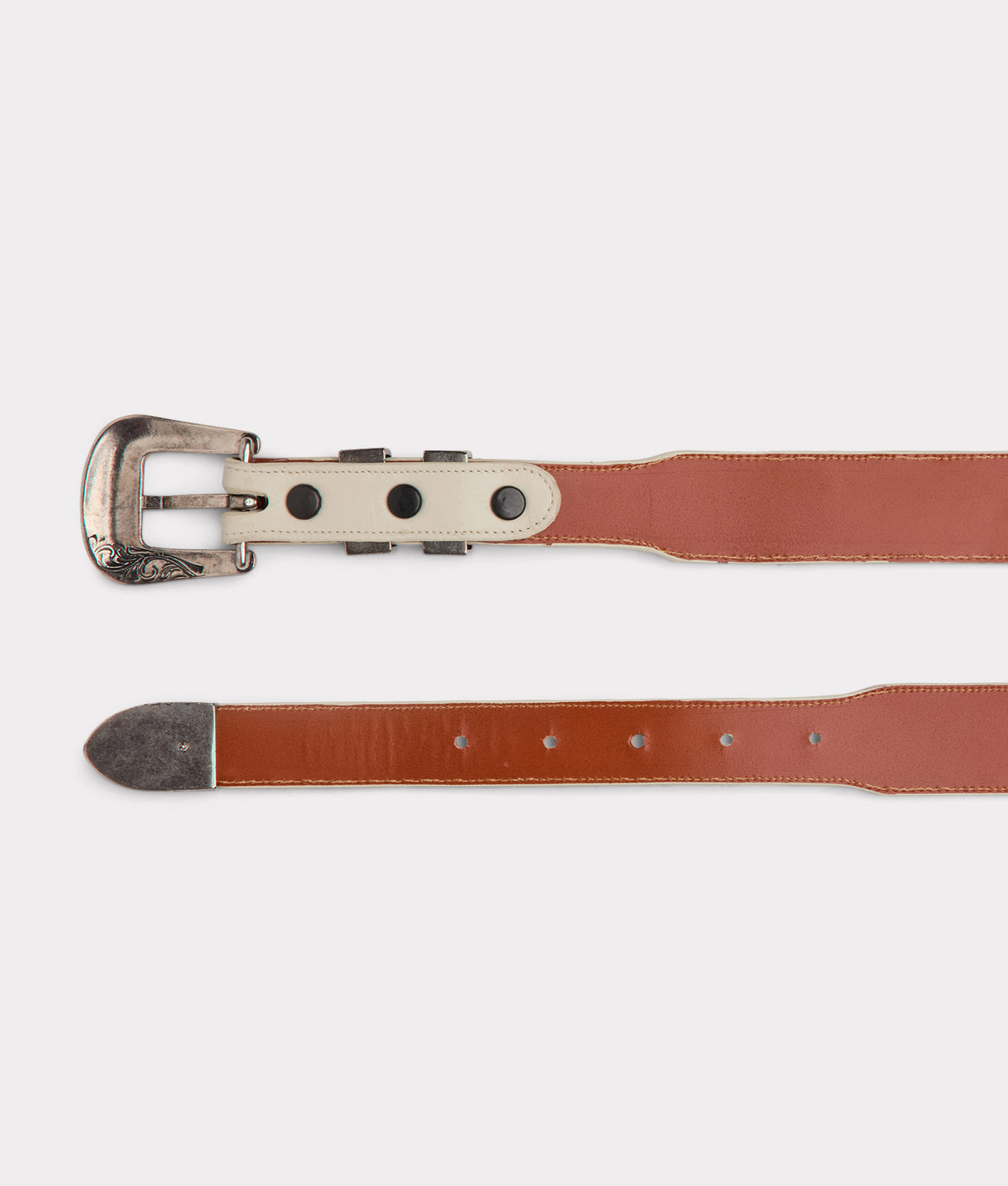 Women's Tapered Belt :: Glitz Cream 4