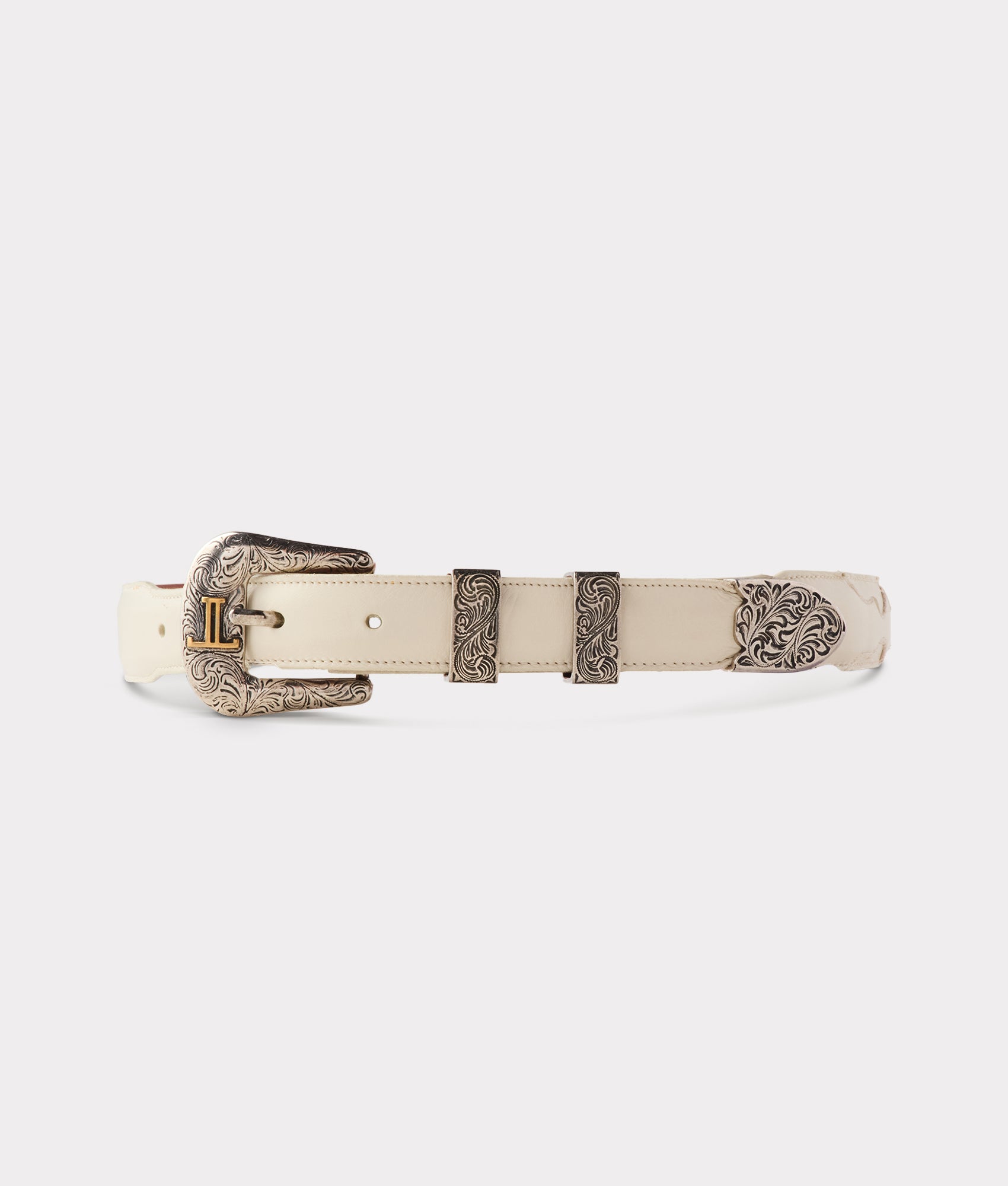 Women's Tapered Belt :: Glitz Cream