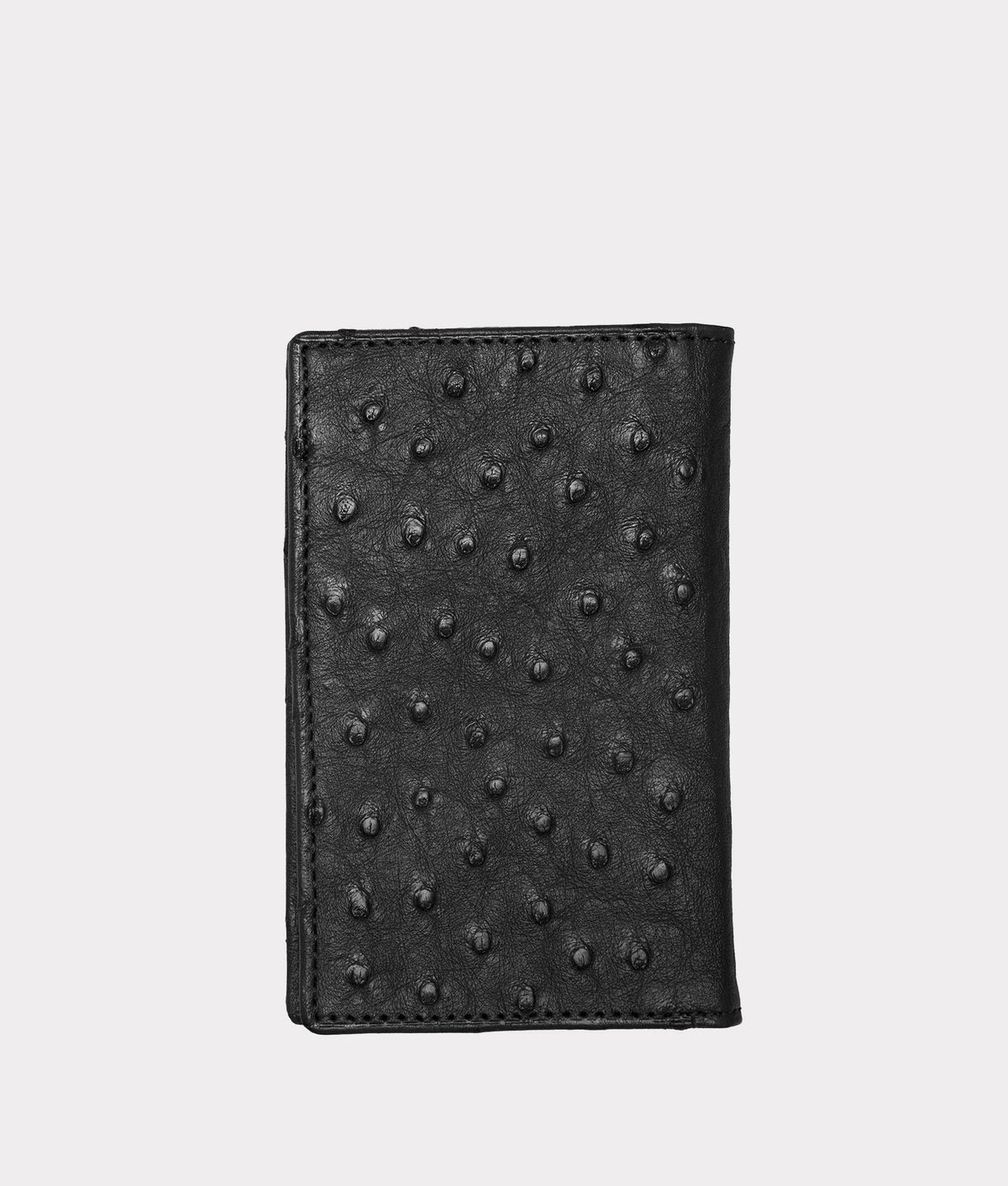 Bifold Wallet – Ostrich :: Black 3