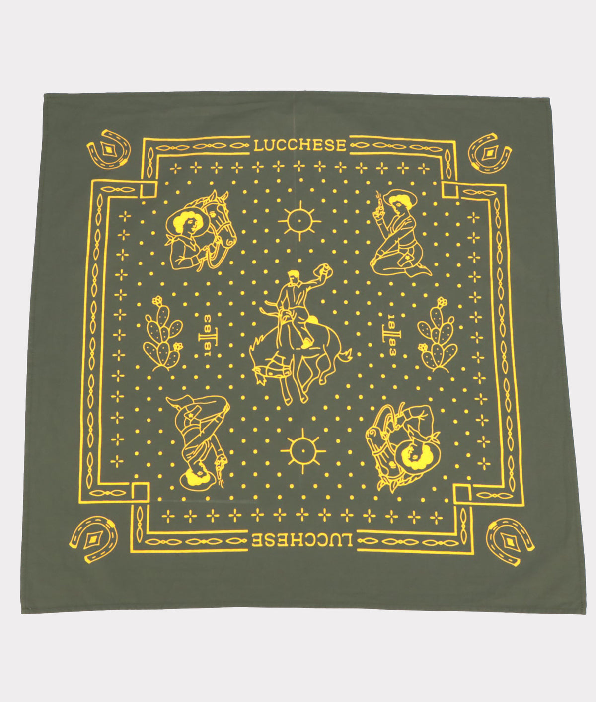 Western Bandana :: Olive 1