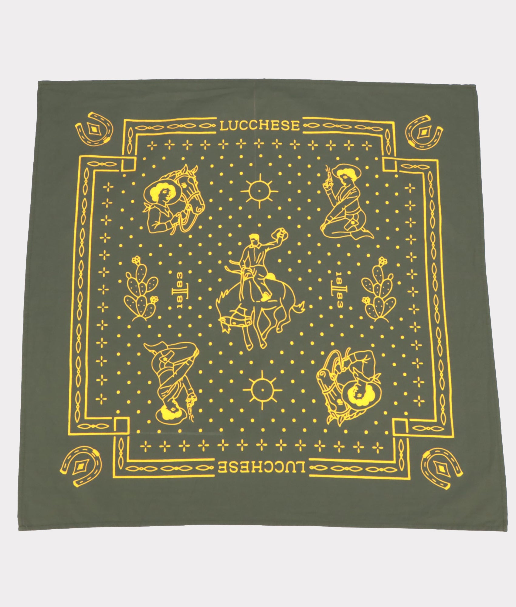 Western Bandana:: Olive