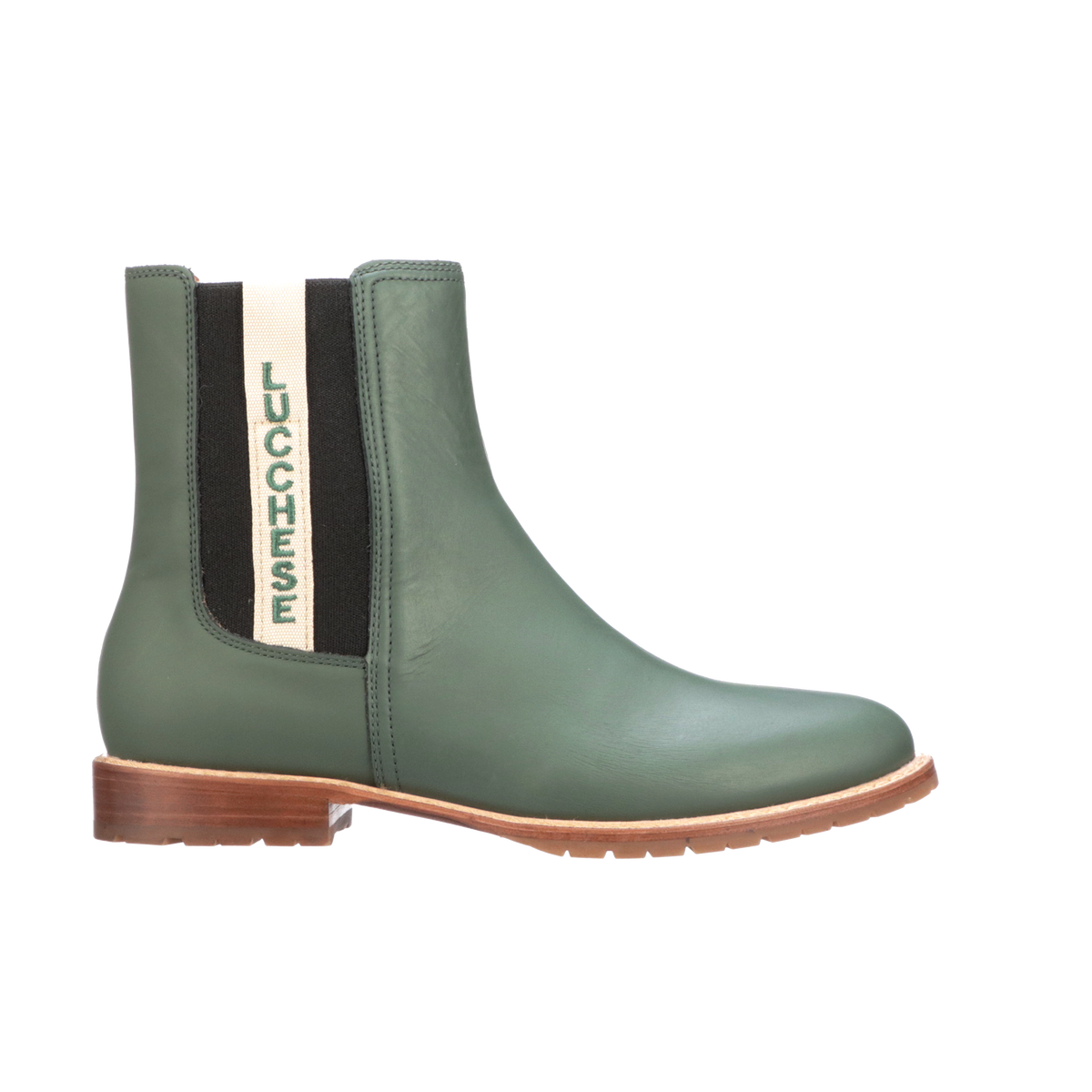 
    All-Weather Ladies Garden Boot :: Military Green + Black