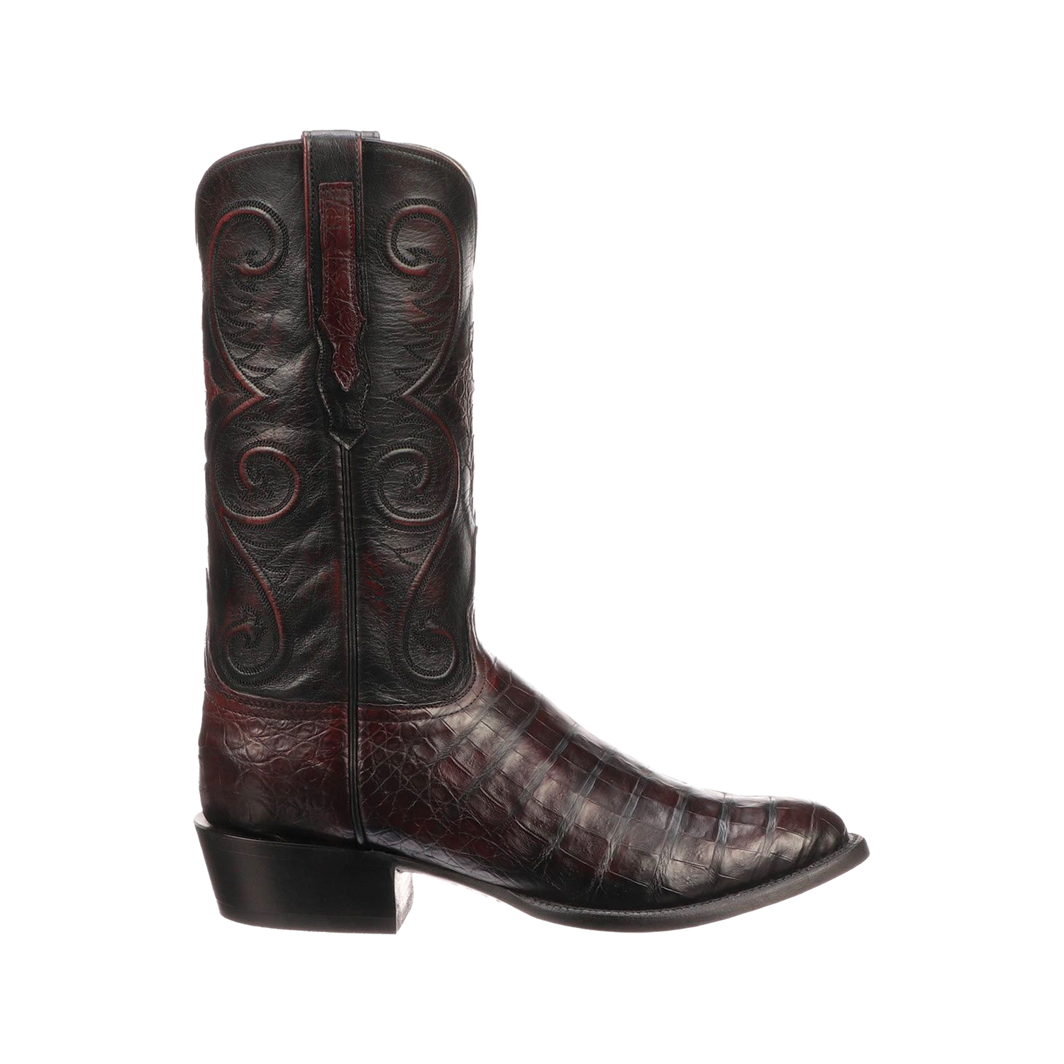 Lucchese alligator top cowboy boots
