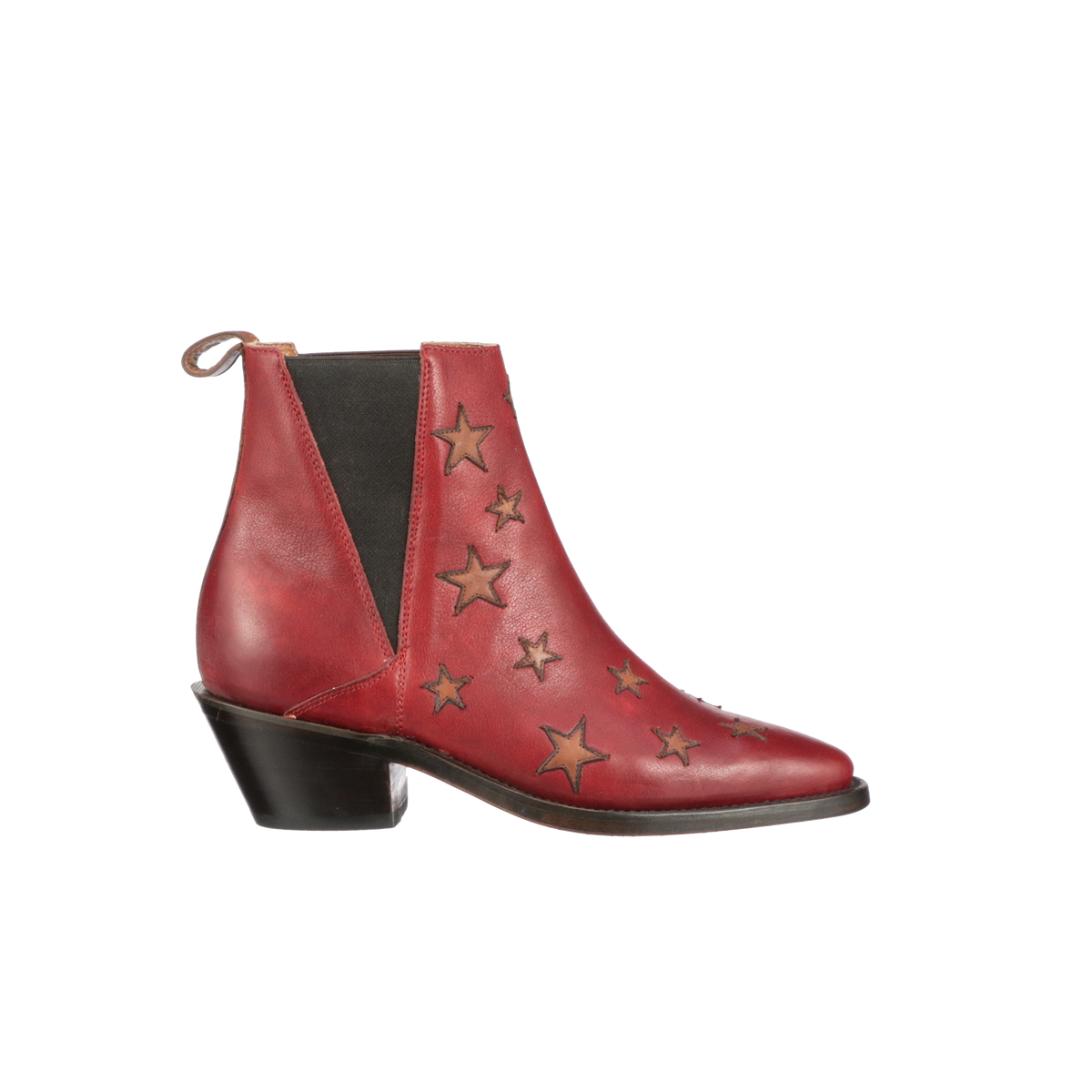 Estrella Chelsea :: Red + Tan 2
