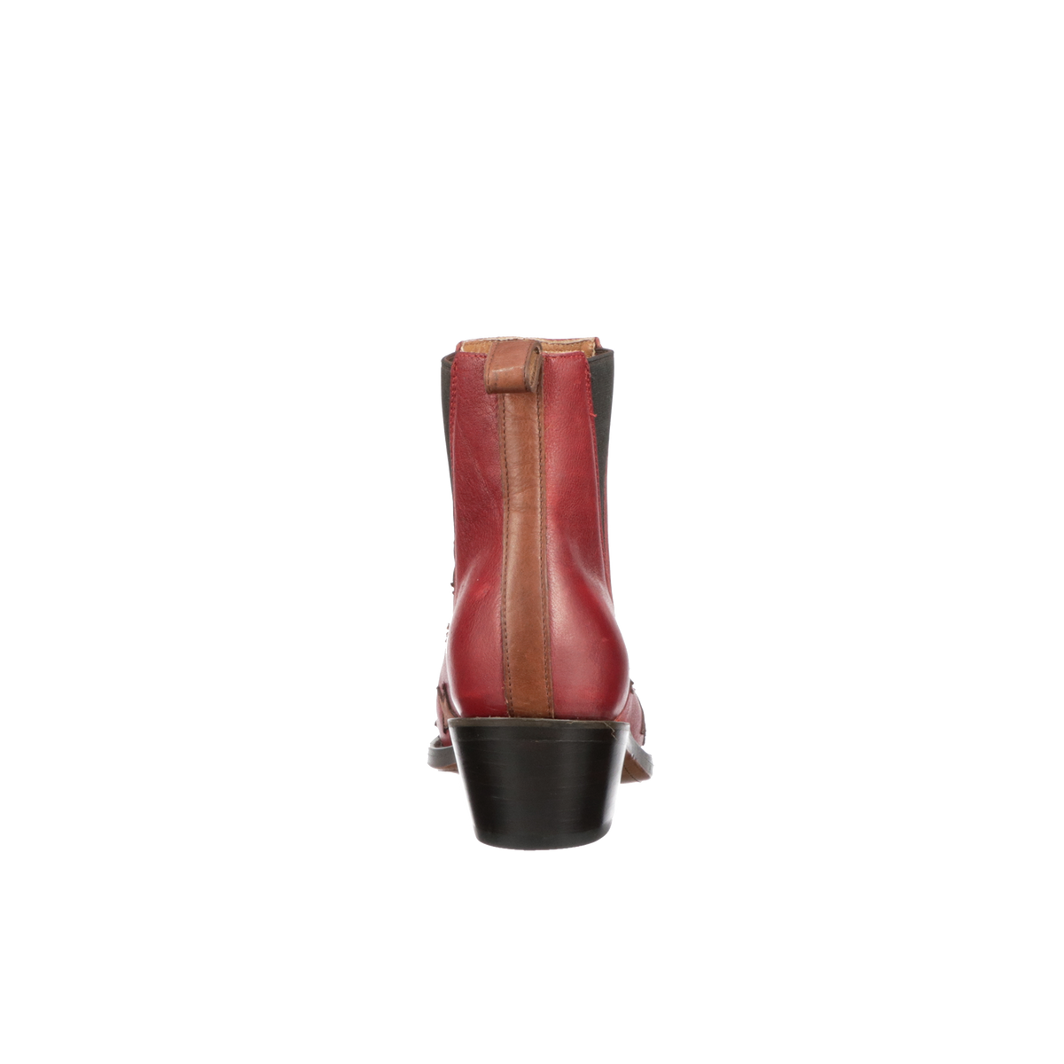 Estrella Chelsea :: Red + Tan 5