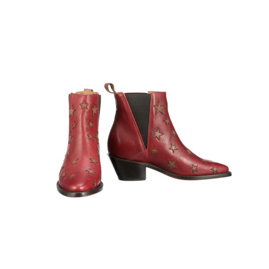 Estrella Chelsea :: Red + Tan