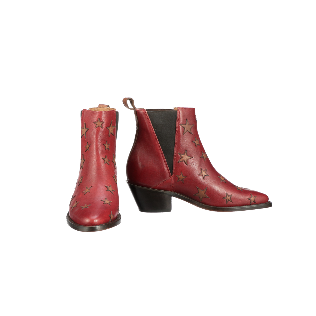 Estrella Chelsea :: Red + Tan 1