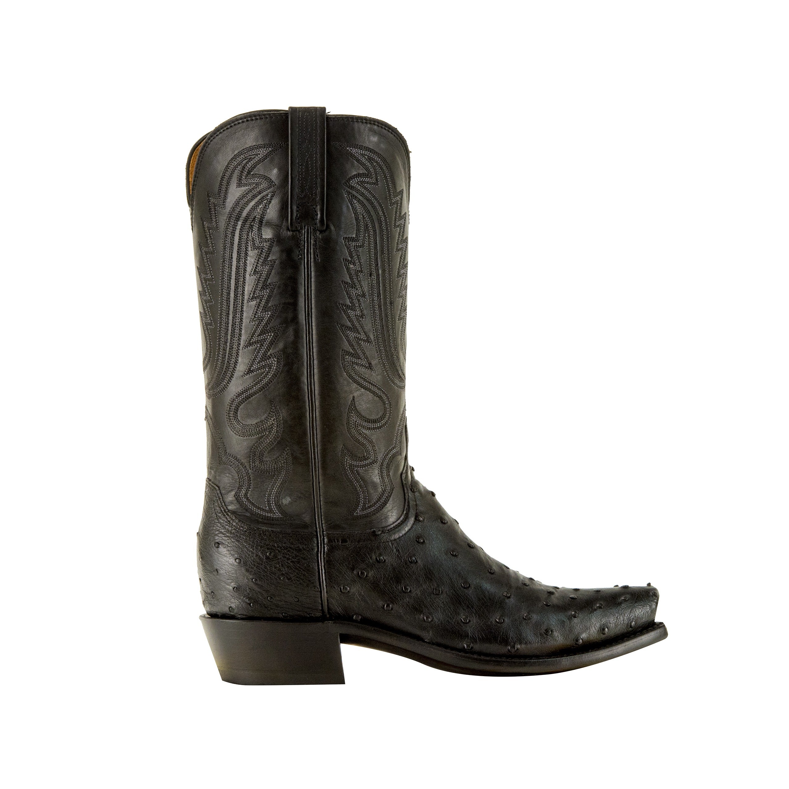 Ostrich Zipper Boot Size 9