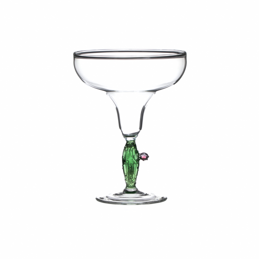 Cactus Margarita Glasses :: Green