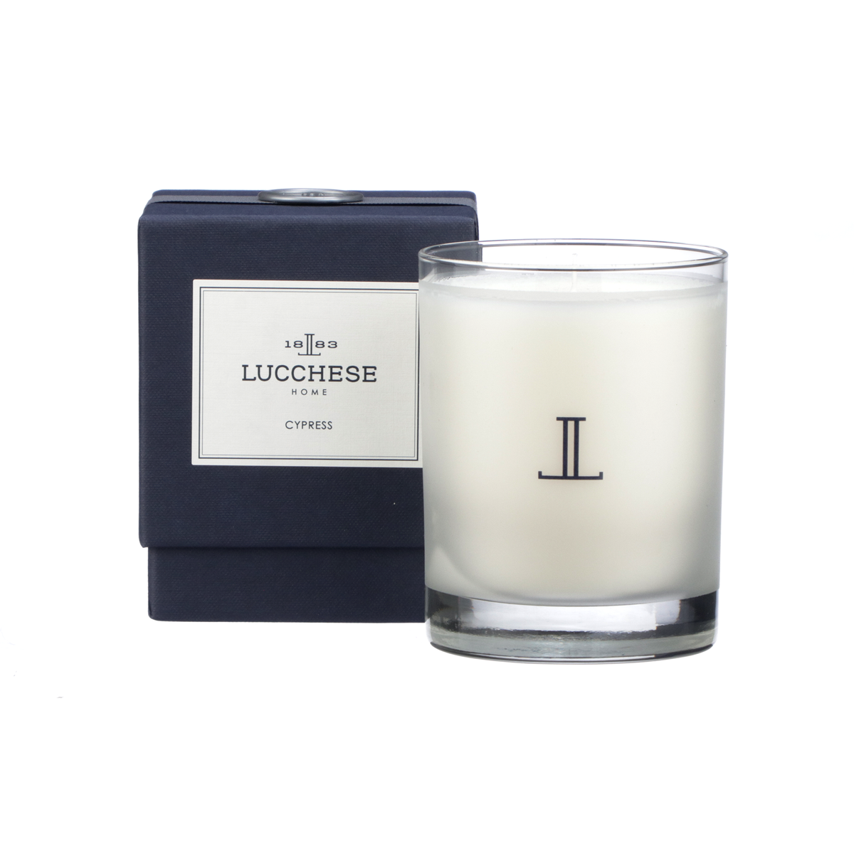 
    Cypress Scented Candle :: White
